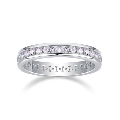 Diamond Ring Luxury Fashion Set Moissanite Silver Ring