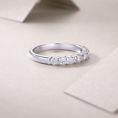 Luxury Fashion Diamond Ring, Moissanite Silver Ring