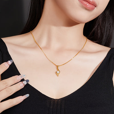 1pc S925 Silver Inlaid with 1 Carat Moissanite Necklace, Light Luxury for Men and Women, Moissanite Jewelry | Gift for Mother | Her Gift | Birthday | Wedding | Anniversary | Engagement | Graduation, Best for Christmas