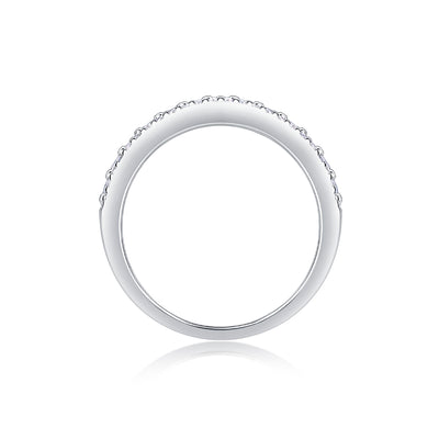 Multi-row Diamond Ring Luxury Fashion Set Moissanite Silver Ring