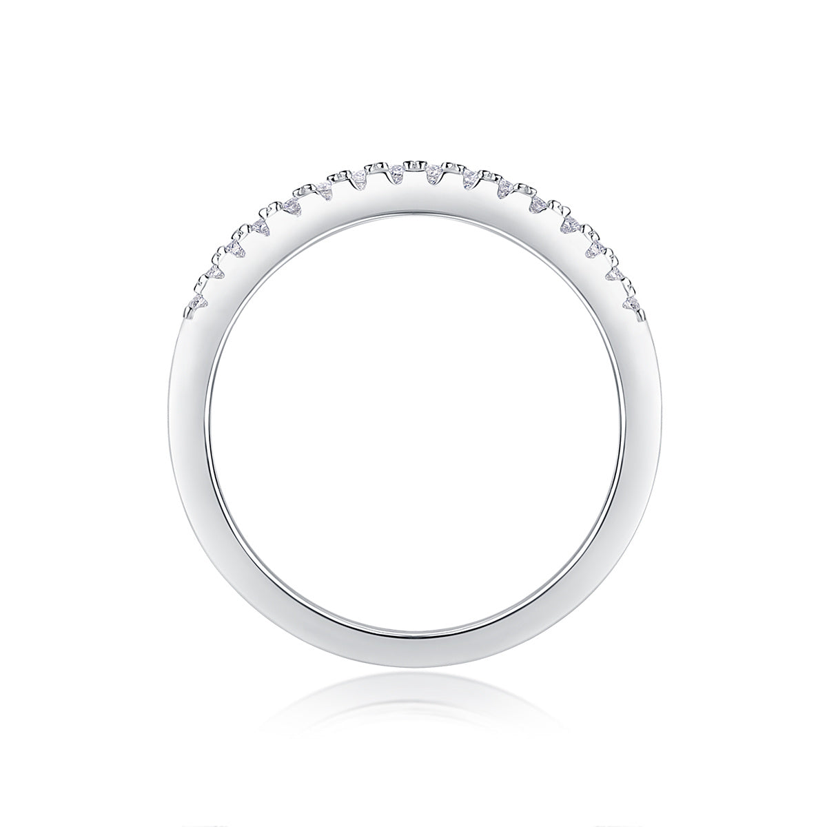 Crown Diamond Ring Luxury And Stylish Moissanite Silver Ring