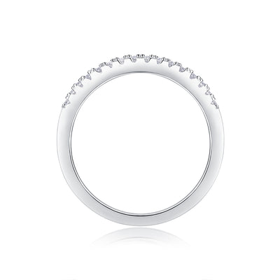 Crown Diamond Ring Luxury And Stylish Moissanite Silver Ring