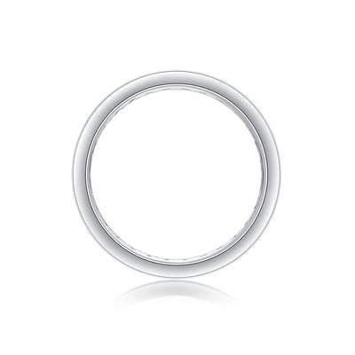 Diamond Ring Luxury Fashion Set Moissanite Silver Ring