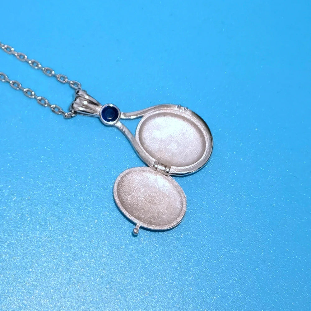 H2O Locket Pendant Necklace Mermaid Just Add Water 925 Sterling Silver Necklaces TV Movies Jewelry