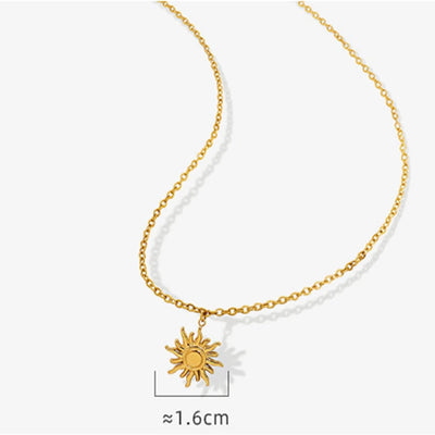 Elegant and modern gold pendant necklace featuring stylish multi moon accents, delicate silver choker necklace. Perfect gift jew