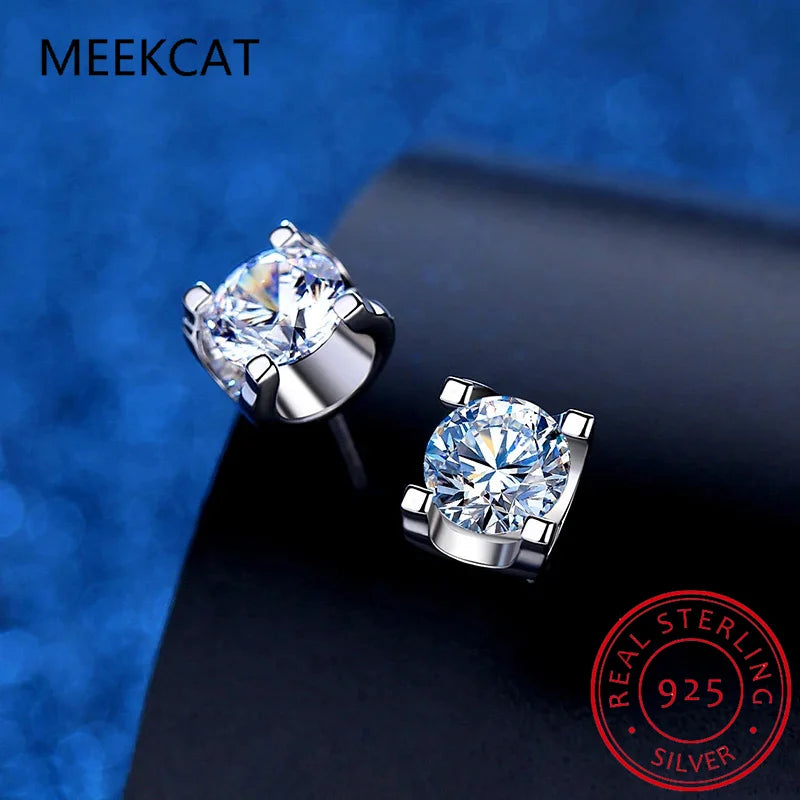 3ct D Clolor Real Moissanite Jewelry Sets Women's Sterling Silver 925 Earrings Necklace For Women Bridal Set Gifts