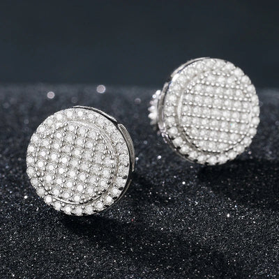 TUHE Unisex Fine Jewelry VVS1 Moissanite Earrings For Women silver 925 Stud Earrings Jewelry Gifts