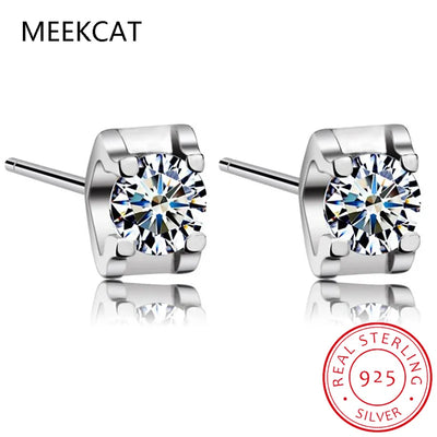 3ct D Clolor Real Moissanite Jewelry Sets Women's Sterling Silver 925 Earrings Necklace For Women Bridal Set Gifts