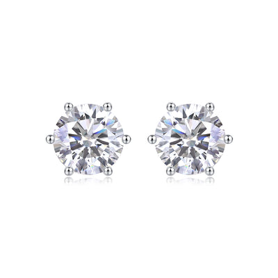 Years Quiet Good Luxury Fashion Diamond Earrings Stud Mosan Diamond Silver Jewelry