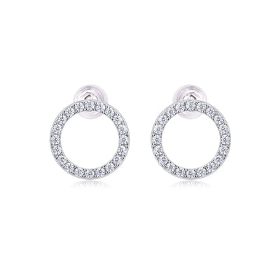 Explore Diamond Set Moissanite Silver Earrings Luxury Fashion Diamond Earring Stud Earrings