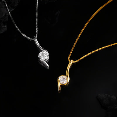 1pc S925 Silver Inlaid with 1 Carat Moissanite Necklace, Light Luxury for Men and Women, Moissanite Jewelry | Gift for Mother | Her Gift | Birthday | Wedding | Anniversary | Engagement | Graduation, Best for Christmas