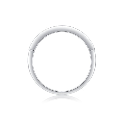 Diamond Ring Luxury Fashion Set Moissanite Silver Ring